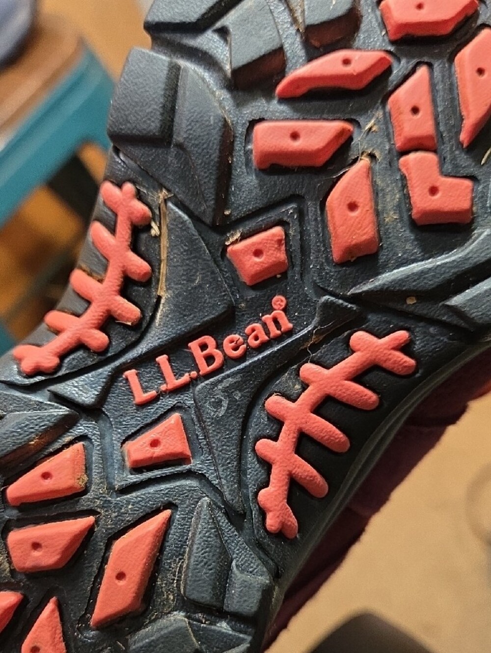 L.L. Bean Girls Purple and Pink Hiking Boots - Picture 2 of 9